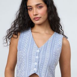 The Souled Store Aztec Tribal Printed Waistcoat-picture-31