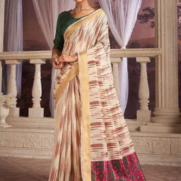 SARHAFloral Woven Chanderi Saree-picture-40