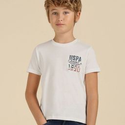 U.S. Polo Assn. Kids Boys Brand Logo Printed T-shirt-picture-33