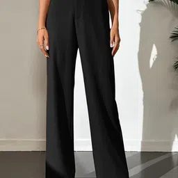 KERI PERRY Women Relaxed Straight Leg Regular Fit Trousers-image-64