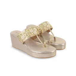WALKWAY by Metro Embellished Wedge Sandals-42