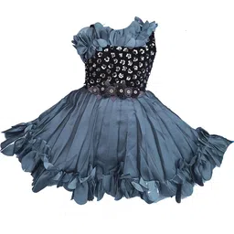 VILLATA FASHION Embellished Fit & Flare Dress-picture-35