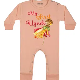 Arvesa My First Ugadi Printed Bodysuit-picture-11