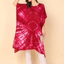 CORSICA Women 1 Tie and Dye Dyed Kaftan Midi Dress-image-95