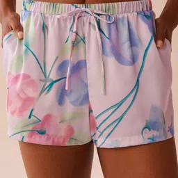 La Vie en Rose Printed Lounge Shorts-image-8