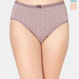 DressBerry Pack Of 3 Women Floral Printed Cotton Mid-Rise Hipster Briefs-image-85
