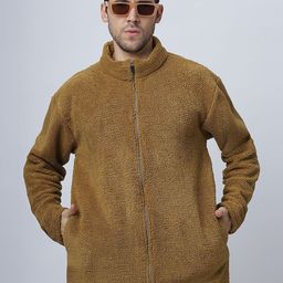 Be Savage Men Fleece Windcheater Outdoor Bomber Jacket-image-7