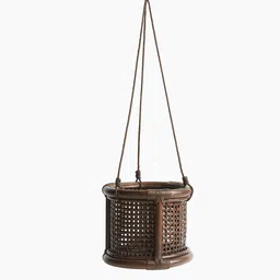 H&M Rattan Hanging Plant Pot Holder-50