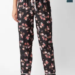 FashionRack Women Pack Of 2 Printed Mid-Rise Lounge Pants-picture-24