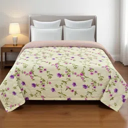 IVAZA Champagne AC Room Double Bed Microfibre Comforter-image-59