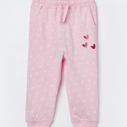 Juniors by Lifestyle Infant Girls Printed Cotton Joggers-image-45
