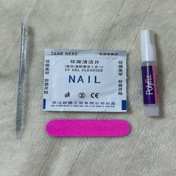 AMOK STORE Set Of 12 Artificial Nails With Glue, Wooden Stick & Nail Filer-image-29