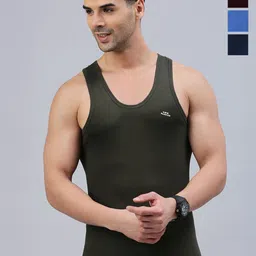 LUX PARKER Pack Of 4 Pure Cotton Basic Vests LUX_PARKER_COL_RN_4PC-image-72