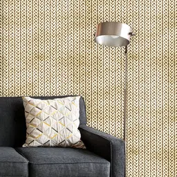 ArtzFolio Printed UV-Resistant Anti-Bacterial Woolen Fabric Pattern Peel & Stick Wallpaper-image-58