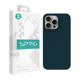 SPRIG Unisex Solid iPhone 15 Pro Liquid Silicone Bumper Case Mobile Accessories-22