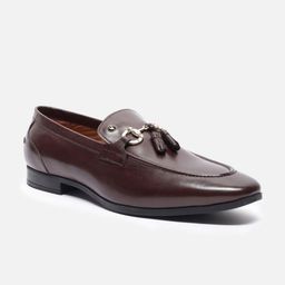 Van Heusen Men Leather Tassel Loafers-image-13