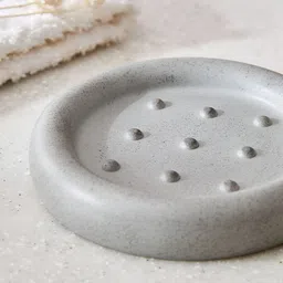 Home Centre Grey Textured Soap Dish-72