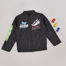 Pantaloons Junior Boys Crop Puffer Jacket with Embroidered-image-4