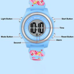 SWADESI STUFF Unisex Kids Dial & Straps Digital Multi Function Automatic Watch SDS 160 BLUE image 4