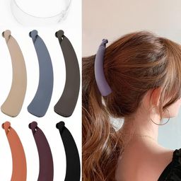 alamodey Set of 6 Matte Banana Clips-2