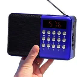 Coracao Pocket Blast Speaker with Bluetooth, FM, USB/SD Card, and AUX Radio FM Radio-27