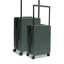 Icon Set Of 2 Textured Hard-Sided Large and Cabin Trolly Bags-picture-26