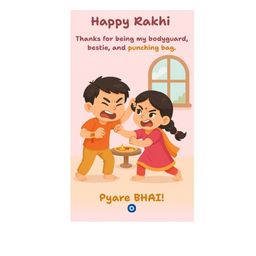 Anouk Set Of 6 Minimal Stone Rakhi With Card & Thali image 2