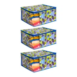 prettykrafts Green Set of 3 Regular Drawer Organiser Organisers-picture-4