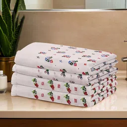 Kuber Industries Assorted 4 Pieces Striped 260 GSM Cotton Bath Towels-image-25