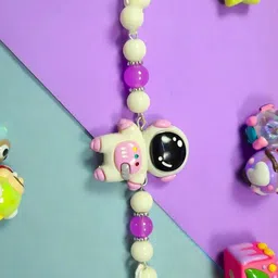 Kamule Flying Astronaut Kids Rakhi Charms - Purple-image-8