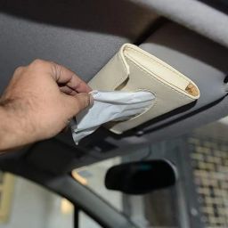 Tissue Holder, Sun Visor Napkin Holder, Car Visor Tissue Papers Holder Vehicle Tissue Dispenser-12