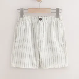 NEXT Kids Boys Striped Mid-Rise Regular Shorts-image-61