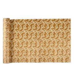 Kuber Industries Gold-Toned & Beige Printed Shelf Liner Organiser-picture-40