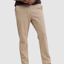 Snitch Men Classic Textured Regular Fit Trousers-image-62