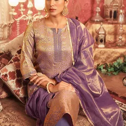 SANISA Women Regular Kurta with Trousers & With Dupatta-picture-1