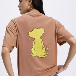 Disney by Glitchez Mufasa Majesty Printed Oversized T-shirt-picture-18