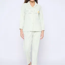 Camey Women Printed Pure Cotton Night suit-image-91