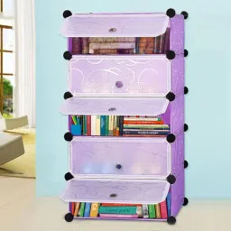 Plastic Metal 12 Shelf Book Organizer Metal Open Book Shelf-picture-10