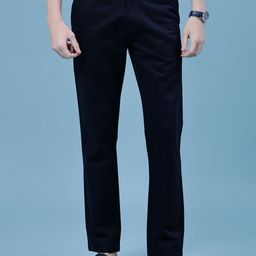 V-Mart Men Slim Fit Mid-Rise Chinos Trousers-picture-6