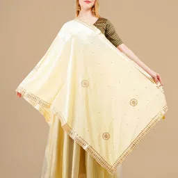 Karthav Fashion Embroidered Velvet Dupatta with Gotta Patti-picture-14