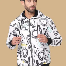 Wear Your Opinion Men Printed Hooded Sweatshirt-picture-26