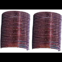 SAVORADE Maroon Glass Bangle-picture-21