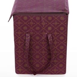 Craft Bazar Brown Laundry Basket with Lid-image-23