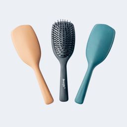 Beutifly Round Hair Brush For Detangling Hair - Green-19