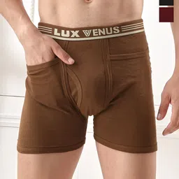 LUX VENUS Pack of 3 Assorted Men Cotton Pocket Trunk  NW1_VENUS_PKT_DRW_AST_95_3PC-picture-8