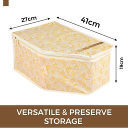 Kuber Industries Yellow Set of 3 Regular Multi-Utility Organisers image 5