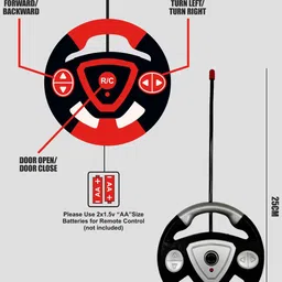 WEMBLEY Kids High Speed Rechargeable Remote Control RC Car image 4