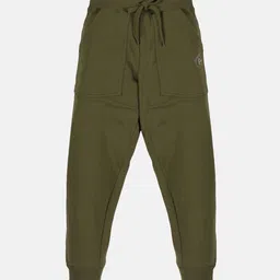 KiddoPanti Kids Unisex Solid Cotton Mid-Rise Joggers-image-26