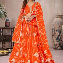 F Plus Fashion Multi Net Lehenga Choli-image-66
