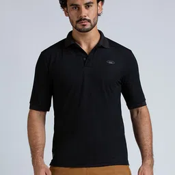 Black Panther Men Dri-FIT Solid Polo Collar T-shirt-image-31
